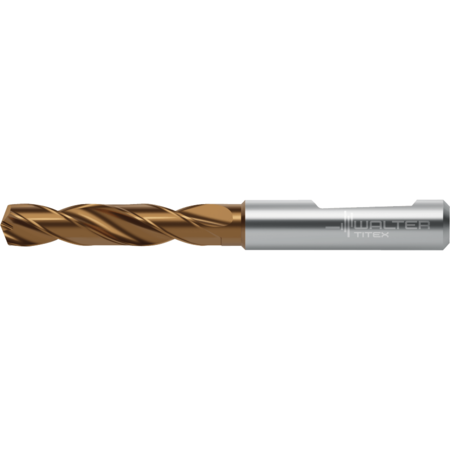 WALTER High Performance Drills, 0.315 inch diameter, 3 xDc, Carbide, no coola DC160-03-08.000F0-WJ30ET